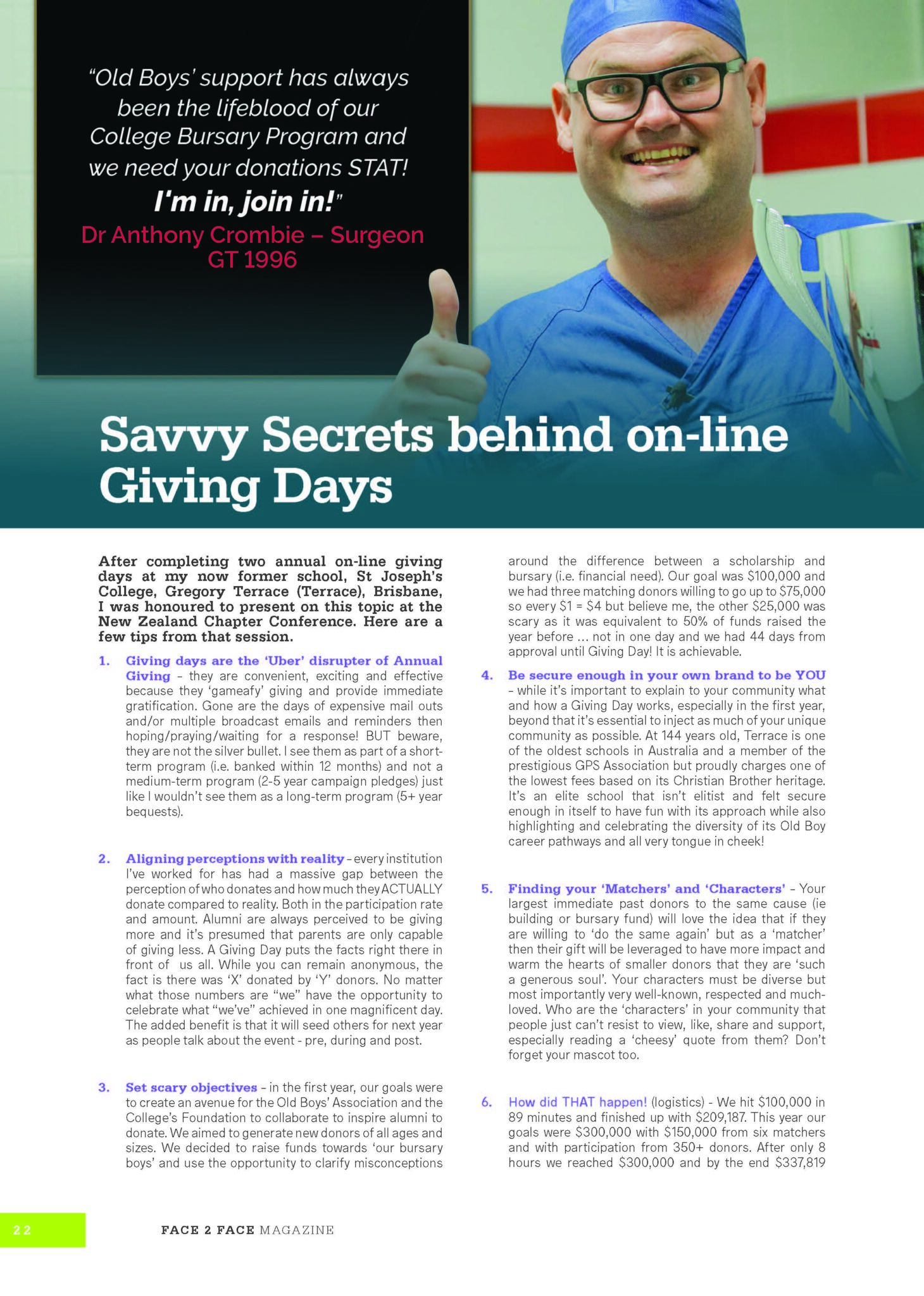 Savvy Secrets behind on-line Giving Days